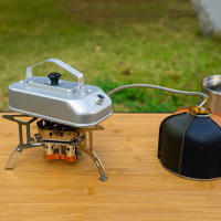 Kettle De Camping 0.3L Aluminio Portátil Calentamiento Rápido Con Manija Olla Para Té Para Viajes Y Acampar Eco-amigable - details 5