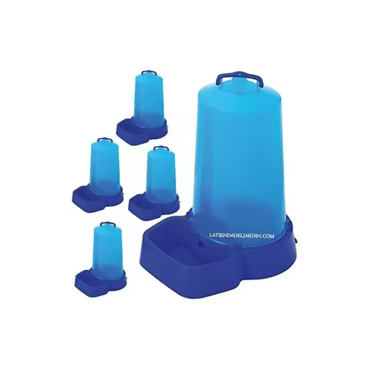 Suinga Pack 5 Bebederos Botella para Perros y Gatos, 12 Litros, Plástico Resistente - 1