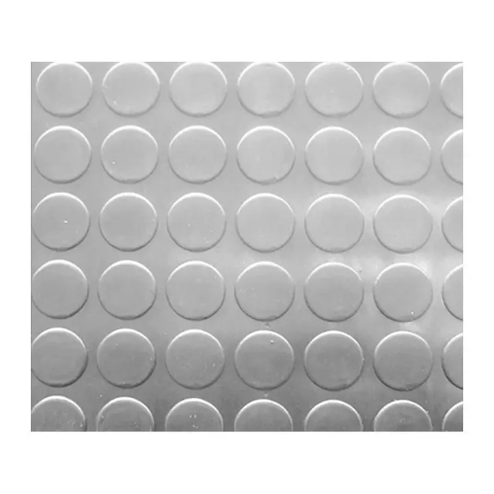 SUELO LÁMINA Plástico PVC gris, ancho 150 cms, CIRCULOS - 7621111 - 1
