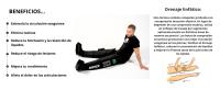 Presoterapia Inalambrico Recargable para Casa, Masajeador de Piernas Cansados, Mejora la Circulación Recuperación Muscular Drenaje Linfático Celulitis Calidad Premium Autonomia Bateria 3H - details 2