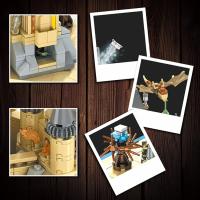 Bloques De Construcción Creativos De Torre De Dragón Clásico Juguete Para Niños Modelo De Calle Regalo De Fiestas - details 3