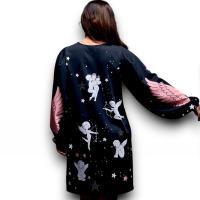 Vestido Ángeles de Anabel Lee, una prenda única de la colección de Navidad, llena de detalles mágicos . - details 6