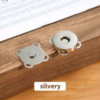 10 Sets De Botones Magnéticos De Metal Con Diseño De Flor De Cerezo Para Manualidades Y Artesanía Cierres De Trapecio Para Bolsos Y Ropa Accesorios DIY - details 7