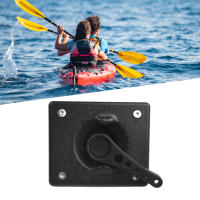 Kit De Accesorios Para Remolque De Barco Control De Rudder Con Mango Base Cuadrada J-hook Y Hebilla De Pared De Piso Para Kayak Canoa - details 15