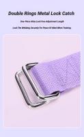 Cinta De Aerial Yoga Ajustable Para Mujeres Equipo De Gimnasio Para Estiramiento Y Flexiones De Piernas Hammock De Entrenamiento De Cuerda Pull Rope - details 7