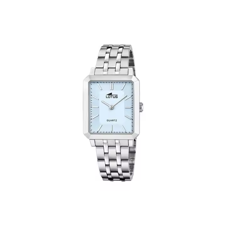 Reloj Lotus Mujer 18980/2 Square Series - Acero Inoxidable, Rectangular, Azul - 1