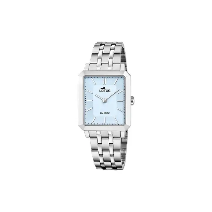 Reloj Lotus Mujer 18980/2 Square Series - Acero Inoxidable, Rectangular, Azul - 1