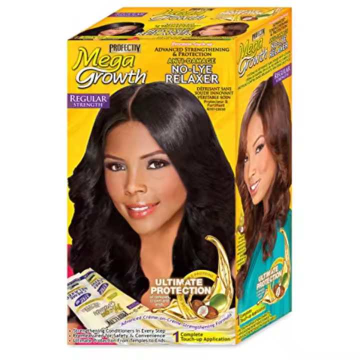 CasaSofia- Mega Growth No-Lye Relaxer Kit Regular 1 Application, MEGA CRECIMIENTO ANTI-DAMAGE RELAXER Regular 1 APLICACIÓN DE RETOQUE, Alisador. sin marca - 1