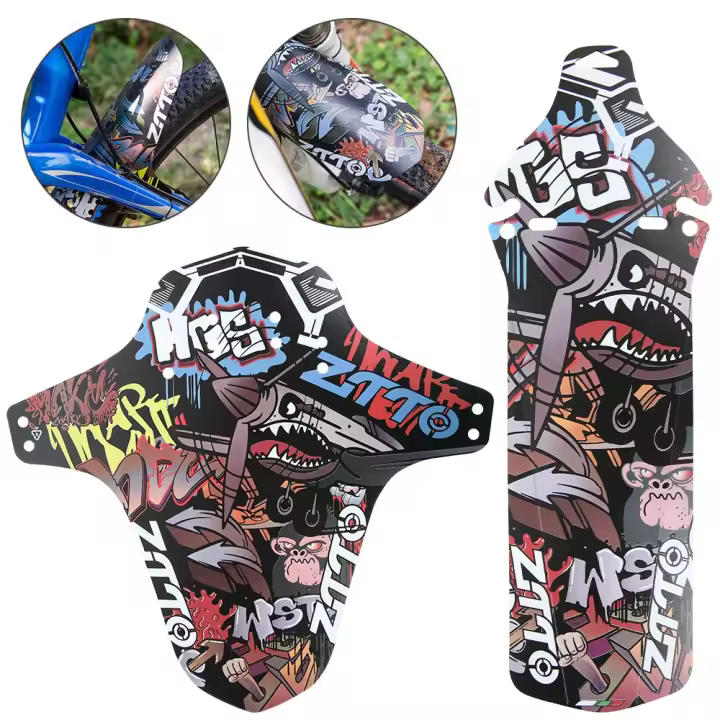 Parachoques De Bicicleta Para Ciclismo En Carretera Y Montaña Freno De Barro MTB 1PC Freno Delantero Y Trasero Corto/Largo - 1