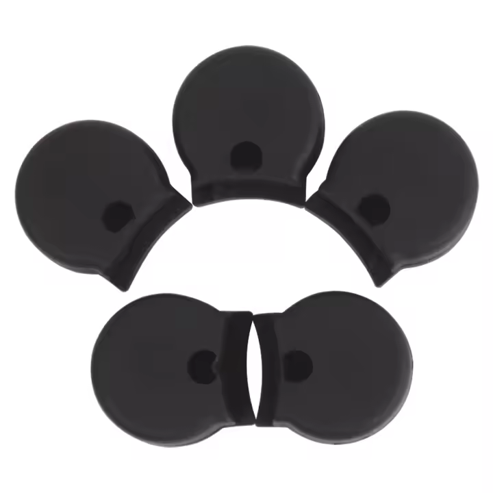 Cubierta De Goma Para Dedo De Clarinete Y Saxofón Accesorios Musicales De Muelle Resistente Funda Para Instrumentos De Viento Negro - 1