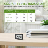 Sensor De Temperatura Y Humedad Digital LCD 2pcs Medidor Para Interior De La Casa Termómetro Y Higrómetro Estilo De Soporte Para Pared Y Suelo - details 2