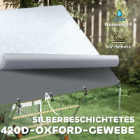 Gallinero de Maple para Gallinas camperas, 300x200x195 cm Gallinero with UV cubierta, Puerta de Alimentación, Comedero colcante, dordero, Gallinero para 6-8 Gallinas, animales Pequeños - details 4