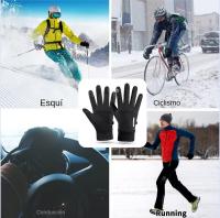 Guantes De Invierno Táctiles Para Hombre Y Mujer Resistentes Al Agua Y Al Viento Termales Para Conducir Correr Y Esquiar - details 1