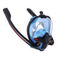 Máscara de snorkel de doble tubo para adultos con respirador antivaho - details 11