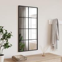 vidaXL Espejo de Pared Rectangular Decoración Colgante para Salón Hierro Negro Dimensiones 30 x 40 cm,  30 x 60 cm,  30 x 80 cm y mas - details 4
