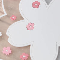 Alfombrilla De Comedor Con Diseño De Cerezo Aislante De Calor Coasters Antideslizantes Para Tazas Accesorios De Cocina Forma Irregular Material Plástico - details 3