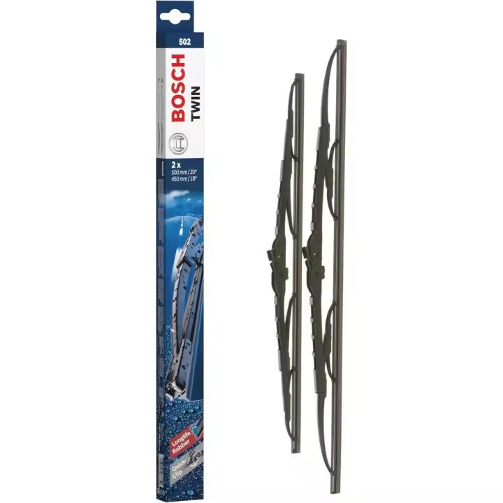 Escobillass Limpiaparabrisas Bosch Twin 502 500mm/450mm - 1