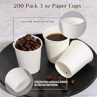 100PCS Vaso De Papel Desechable Blanco Mini Para Probar Café Supermercado Restaurante Tienda De Café Hotel Vaso De Mascarilla De Café Comprimido - details 3