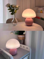Lámpara De Mesa En Forma De Setas Blancas Con Cuerpo De Hierro Luz LED Moderna Para Decoración De Habitación Y Comedor - details 7