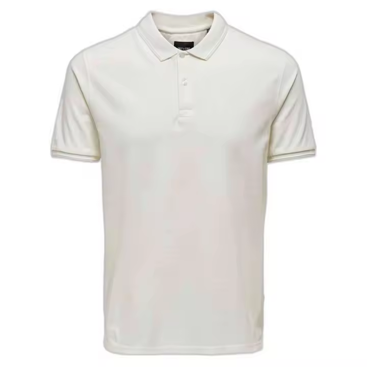 Polo de Manga Corta Only & Sons  para hombre en color blanco - 1