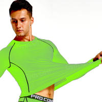 Camiseta De Running Para Hombre Camiseta Deportiva De Compresión Fitness Secado Rápido T-Shirt De Entrenamiento En El Gimnasio Camiseta De Jersey Para Hombre - details 16