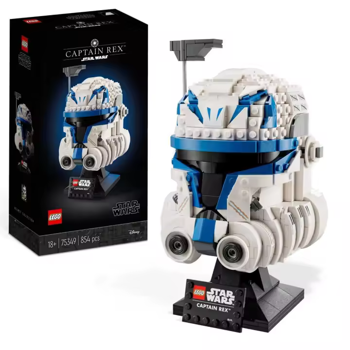 LEGO 75349 Star Wars Casco del Capitán Rex Kit de Construcción Coleccionable (854 Piezas) - 1