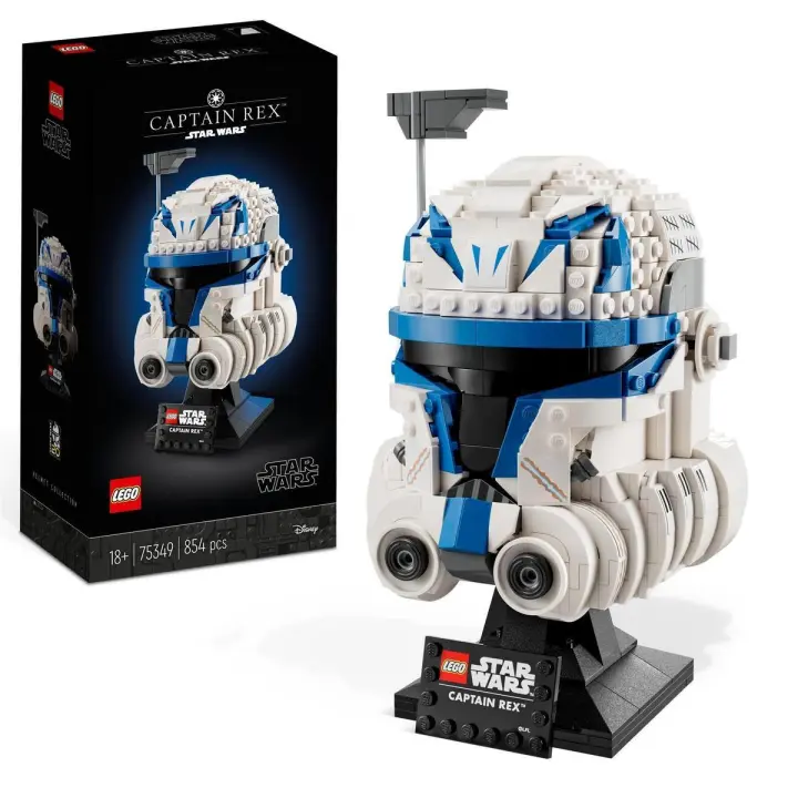 LEGO 75349 Star Wars Casco del Capitán Rex Kit de Construcción Coleccionable (854 Piezas) - 1