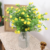 Rosa Silkena Pequeña Para Boda Decoración De Navidad Casa Flor Artificial Para Bouquet De Novia Decoración De Habitaciones Y Mesas DIY - details 6