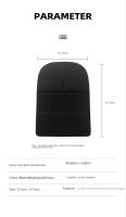 Almohadilla Antipatas De Coche Con Bolsillo Organizador Protector De Asiento Trasero En Cuero Universal Impermeable Para Niños - details 5