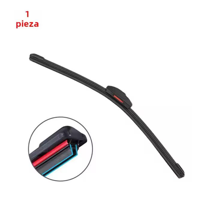 Limpiafocos Universales U-Tipo De Goma Suave Para Coche Limpieza HD Bajo Ruido Tamaños Variados 14" a 24" - 1