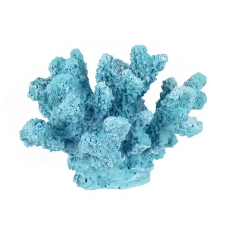 Signes Grimalt By SIGRIS Adorno Coral Mar Azul de Madera 8X10X13cm Figura Marinera 26170 - 1