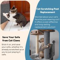 Protector De Sofá Para Gatos 1 Pack - Escudos Maravillosos Para Muebles Protección Contra Rasguños De Mascotas Material De Fibra - details 0