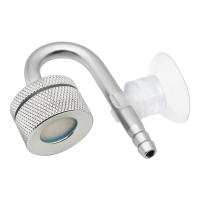 Difusor De CO2 Para Acuario Con Regularizador De Solenoide Y Atomizador De Burbujas Suction Cup Para Plantas Plata - details 2
