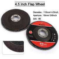 Discos De Abrazadera 80Grit Para Metal Plástico Madera Pulido Y Polvo De Abrasivos Ruedas De Tratamiento De Superficie 3/4/4.5 Pulgadas 1 Pieza - details 3
