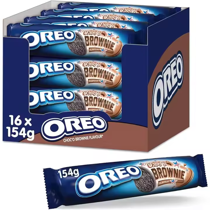 Oreo Choco Brownie Galletas de Cacao con Sabor a Brownie - Pack 16x156g - 1