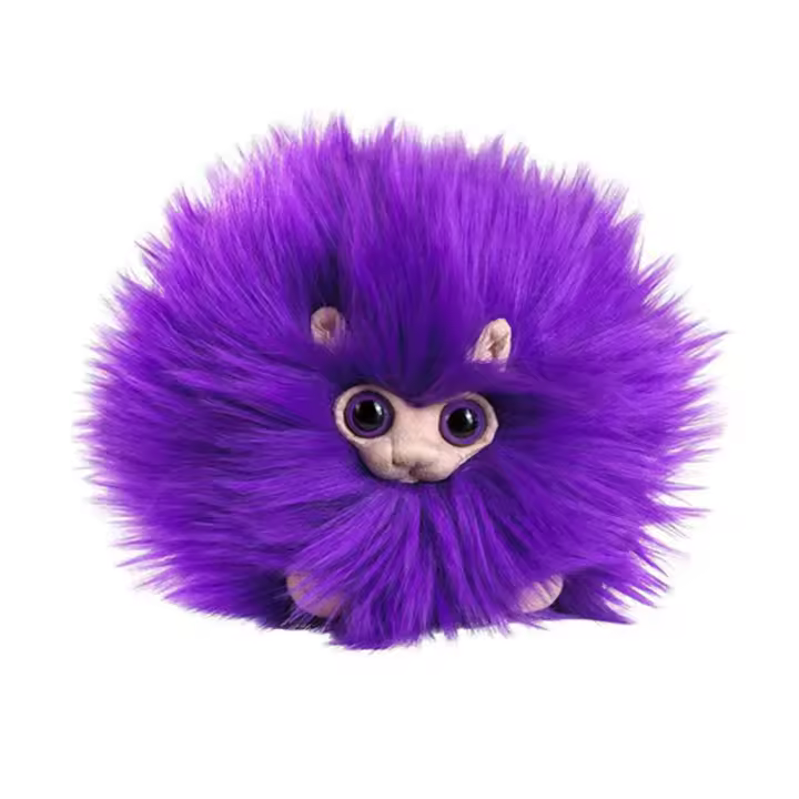 Peluche the noble collection harry potter animales fantasticos pygmy puff purpura - 1