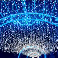 Luces De Navidad LED De 1200 LED 5m-40m Para Colgar En El Exterior Decoración De Jardín Puerta Casa Estante Calle Droop 0.6m Multicolor - details 9