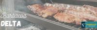 Parrilla Barbacoa de Carbon Delta Premium Argentina Aire Libre con Tapa, Funda, Pala, Atizador y Ruedas, color negro, 124x115x60 cm 110 kilos - details 0