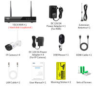 Hiseeu WiFi sistema de cámara de seguridad, NVR de 10 canales, video HD de 5MP, grabación de tiempo 24/7, visión nocturna en color, detección de movimiento humano, audio bidireccional, impermeable IP66, plug & play, sin HDD - details 14