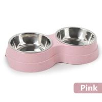 Tazas De Alimentos Y Agua Para Mascotas Doble Acero Inoxidable Alimento Y Agua Para Perros Gatos Pupusas Accesorios Pequeños Para Perros - details 10