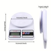 Báscula Electrónica De Cocina Digital 10kg X1g Precisión 0.1g Pantalla LED Accesorios De Cocina Para Alimentos Y Postales - details 7