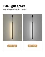 Lámpara Colgante LED Moderna Minimalista En Aluminio Negro Para Decoración De Comedor Y Dormitorio Iluminación Pendente Con Bombillas Incluidas - details 3