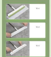 Barredora mágica sin polvo, rascador de silicona para baño, raspador de vidrio, tecnología negra, 1 unidad - details 18