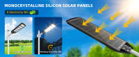 Aigostar - 150W Farola solar LED exterior con sensor de movimiento, mando a distancia, 1500LM luz blanca. Foco solar LED potentes con temporizador, impermeable protección IP65. No incluye soporte - details 3