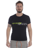 Camiseta Emporio Armani Cotton Man Negro 1110359 P516 20 - details 0