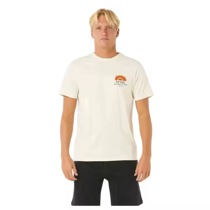 Rip Curl modelo Keep On Trucking Tee para hombre en color beige - 1