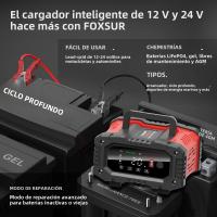 Cargador De Batería Automático Inteligente 20A/10A 12V/24V Para AGM GEL WET Ácido Plomo Carga Rápida Pulso Reparación Para Coche - details 28