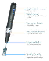 Kit de herramientas de belleza Dr Pen M8, 12 piezas Nano HR, cuidado de la piel, cara y cuerpo - details 2