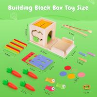 Juguete De Aprendizaje Temprano Montessori Para Niños Y Niñas Tablero Ocupado De Madera Con Sorter De Colores Y Formas Para Niños De 3-6 Años Juguete Sensorial Para El Desarrollo De Habilidades Motoras Finas - details 10