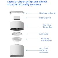 Lámpara De Proyección LED Arcoíris Mini Puesta De Sol Iluminación Ambiental Para Habitaciones Bares Discotecas Eventos Con Ángulo De Rotación Máximo De 60° Material De Aluminio - details 7